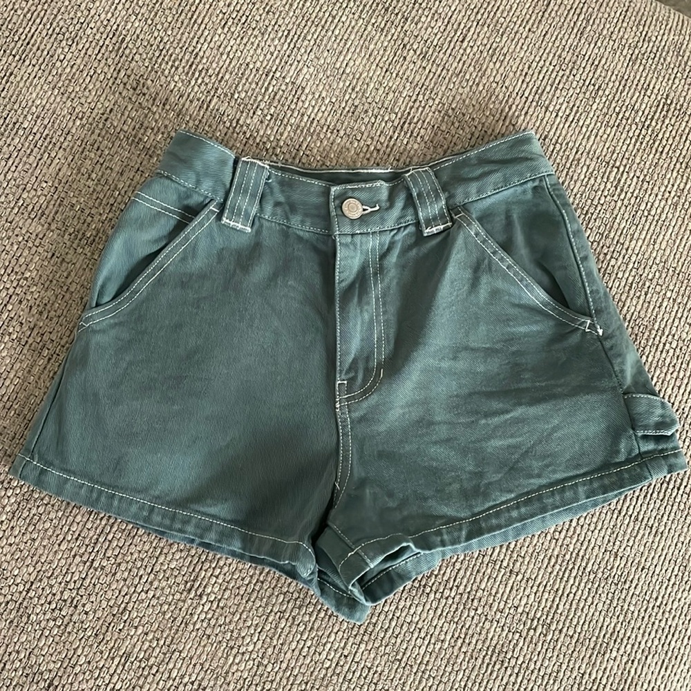 Pacsun Green Cargo Shorts